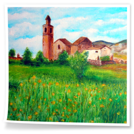2010-Paisaje con flores